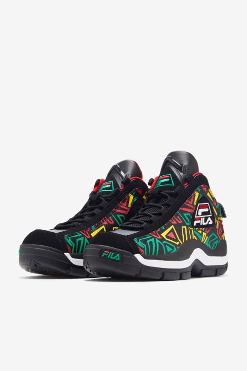 Fila Grant Hill Miesten 2 Tennarit Mustat Sitruuna | Fila630UY
