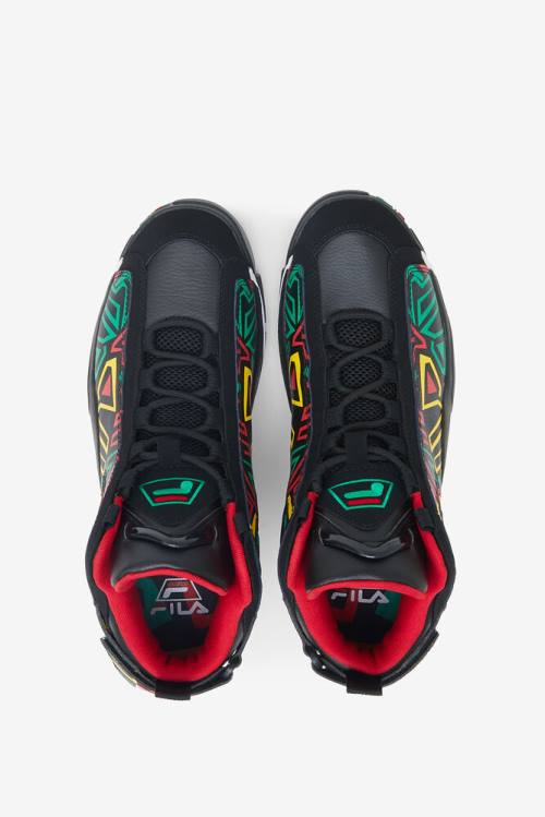 Fila Grant Hill Miesten 2 Tennarit Mustat Sitruuna | Fila630UY