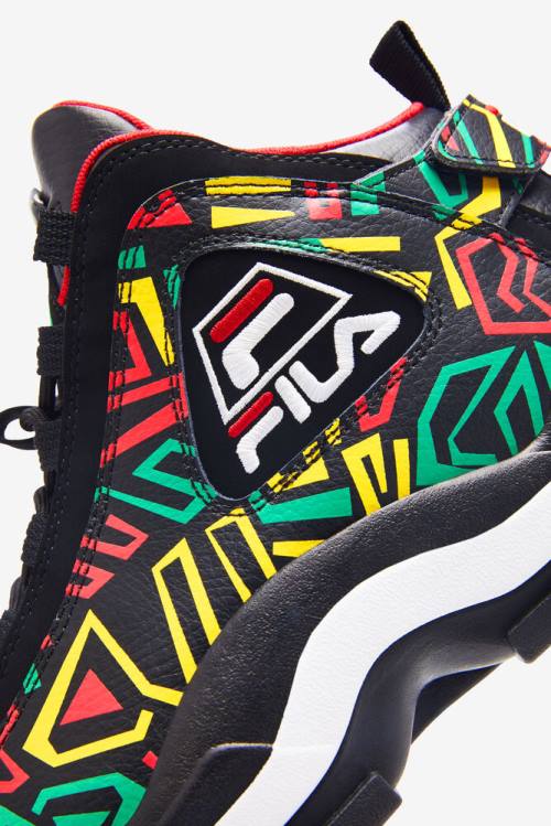 Fila Grant Hill Miesten 2 Tennarit Mustat Sitruuna | Fila630UY