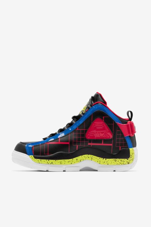 Fila Grant Hill Miesten 2 Tennarit Mustat Sininen Punainen | Fila950SQ