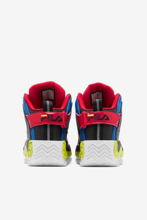 Fila Grant Hill Miesten 2 Tennarit Mustat Sininen Punainen | Fila950SQ