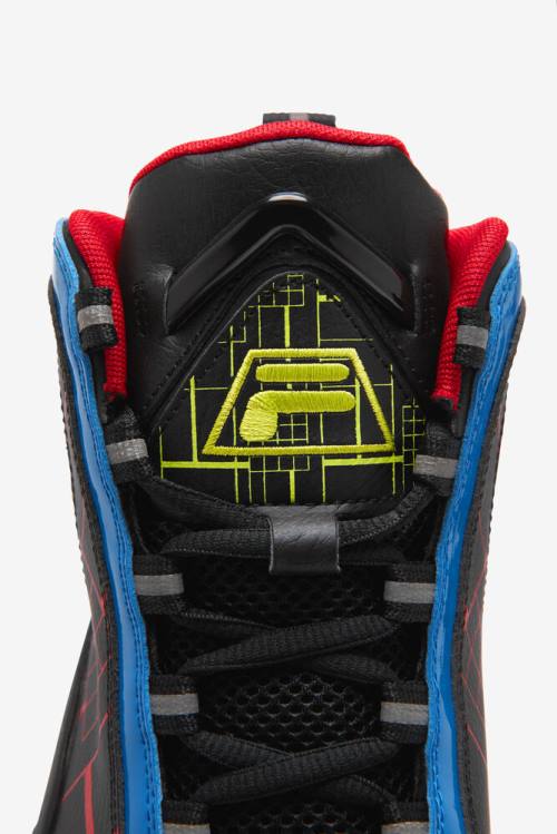 Fila Grant Hill Miesten 2 Tennarit Mustat Sininen Punainen | Fila950SQ