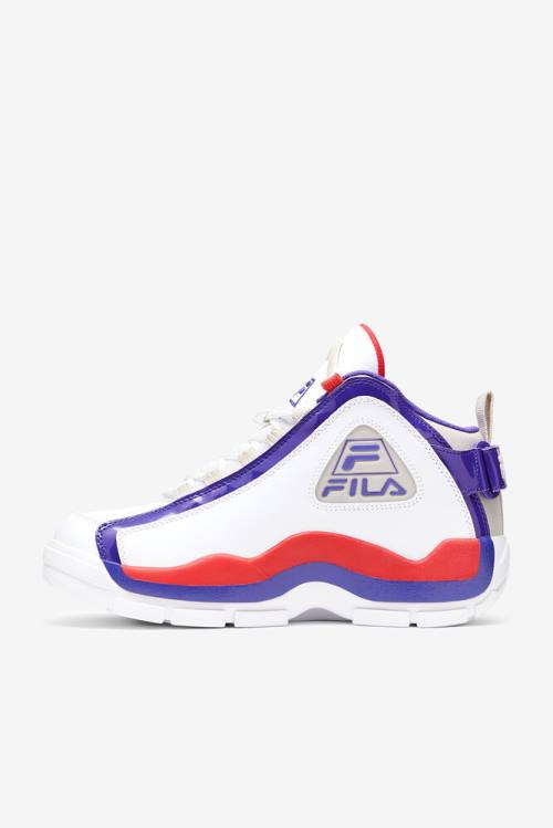 Fila Grant Hill Miesten 2 Tennarit Valkoinen Syvä Sininen | Fila073KC