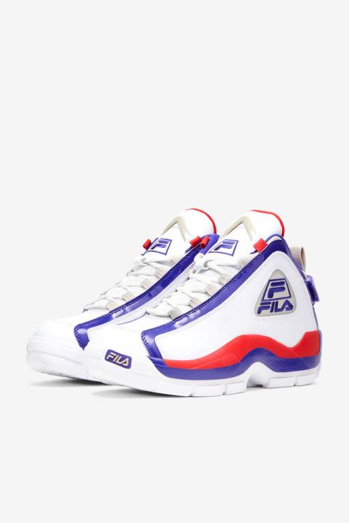 Fila Grant Hill Miesten 2 Tennarit Valkoinen Syvä Sininen | Fila073KC