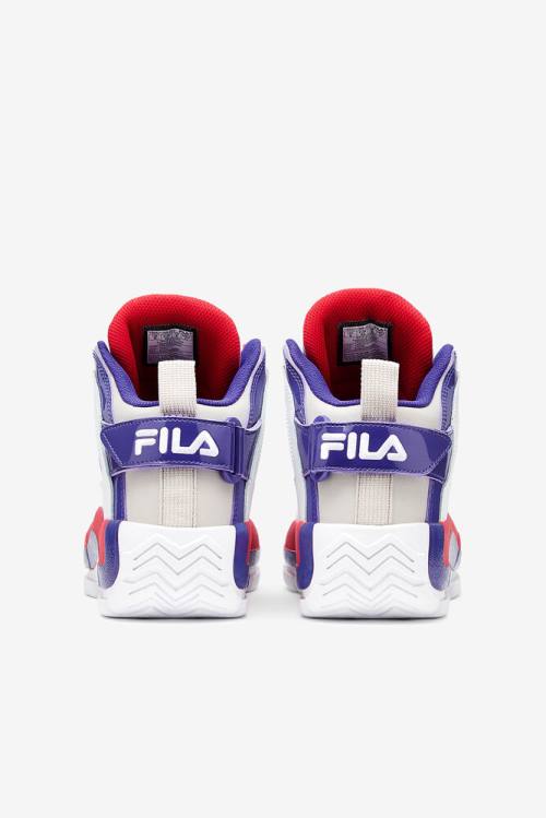 Fila Grant Hill Miesten 2 Tennarit Valkoinen Syvä Sininen | Fila073KC