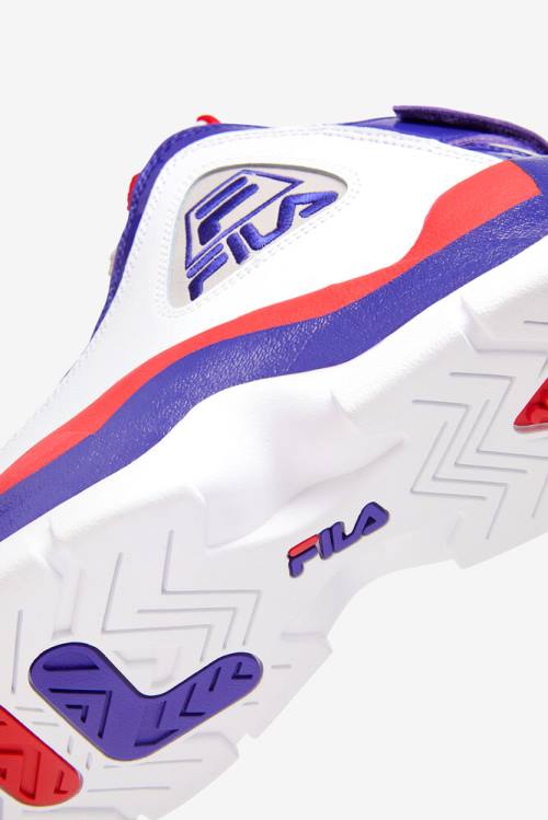 Fila Grant Hill Miesten 2 Tennarit Valkoinen Syvä Sininen | Fila073KC