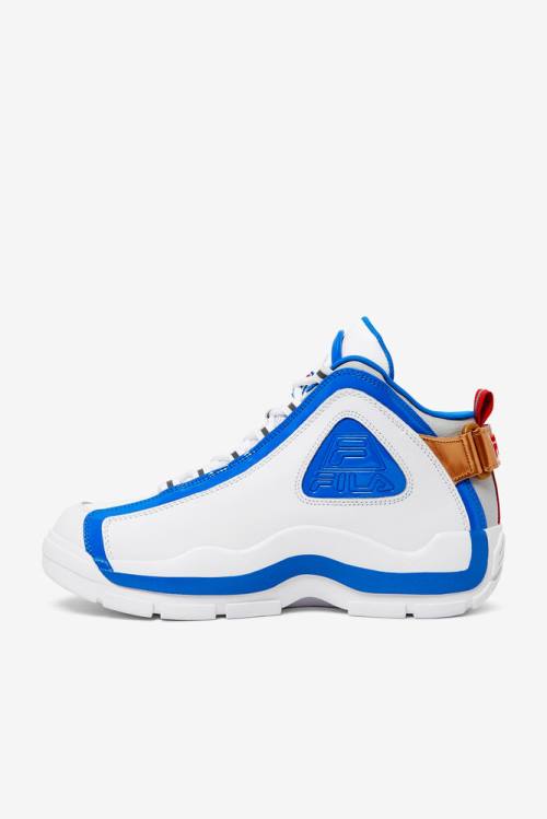 Fila Grant Hill Miesten 2 Tennarit Valkoinen Sininen | Fila465FE