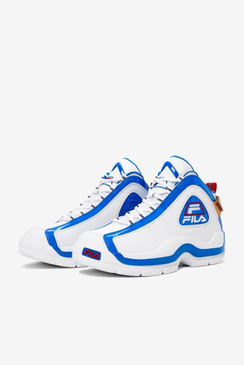 Fila Grant Hill Miesten 2 Tennarit Valkoinen Sininen | Fila465FE