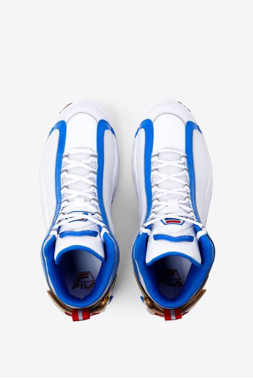 Fila Grant Hill Miesten 2 Tennarit Valkoinen Sininen | Fila465FE