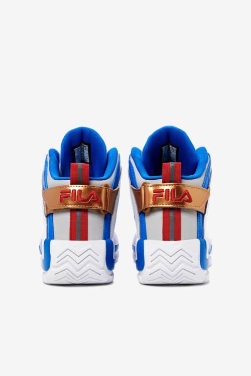 Fila Grant Hill Miesten 2 Tennarit Valkoinen Sininen | Fila465FE