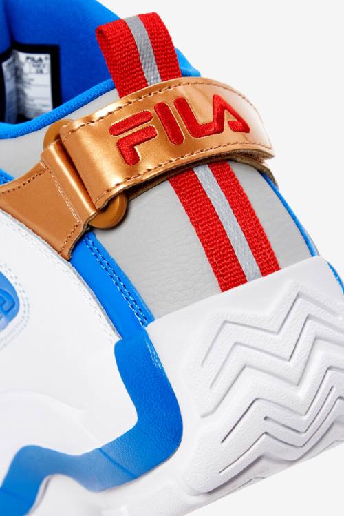 Fila Grant Hill Miesten 2 Tennarit Valkoinen Sininen | Fila465FE