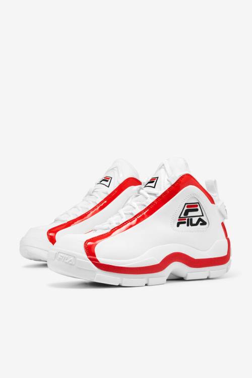 Fila Grant Hill Miesten 2 Tennarit Valkoinen Punainen Mustat | Fila476QL