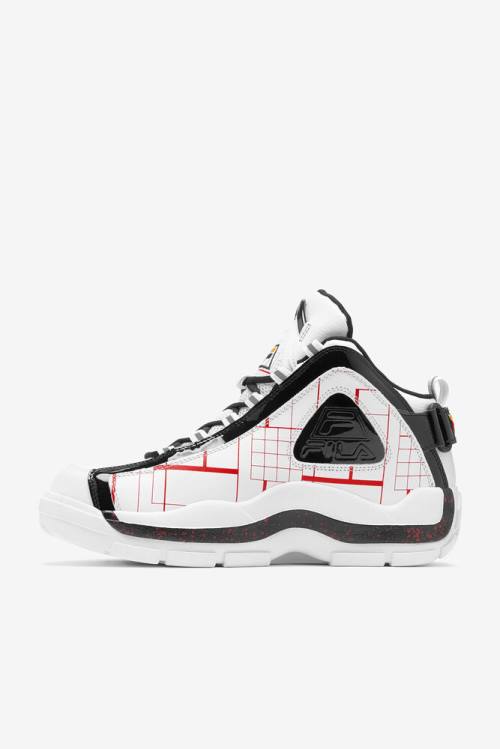 Fila Grant Hill Miesten 2 Tennarit Valkoinen Mustat Kultaiset | Fila854AK
