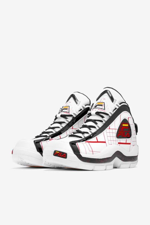 Fila Grant Hill Miesten 2 Tennarit Valkoinen Mustat Kultaiset | Fila854AK