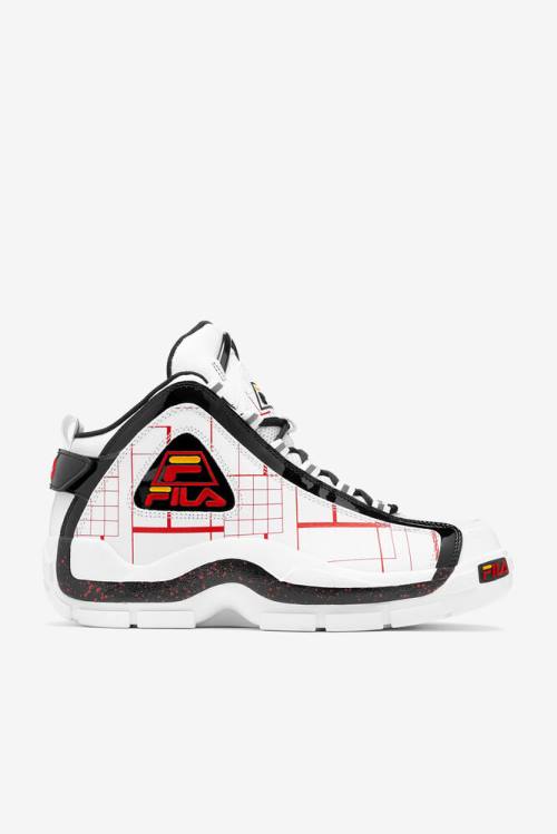 Fila Grant Hill Miesten 2 Tennarit Valkoinen Mustat Kultaiset | Fila854AK