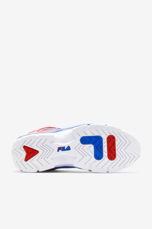 Fila Grant Hill Miesten 2 Tennarit Valkoinen Punainen Sininen | Fila951SD