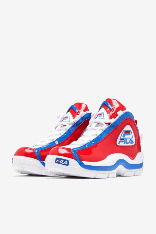 Fila Grant Hill Miesten 2 Tennarit Valkoinen Punainen Sininen | Fila951SD
