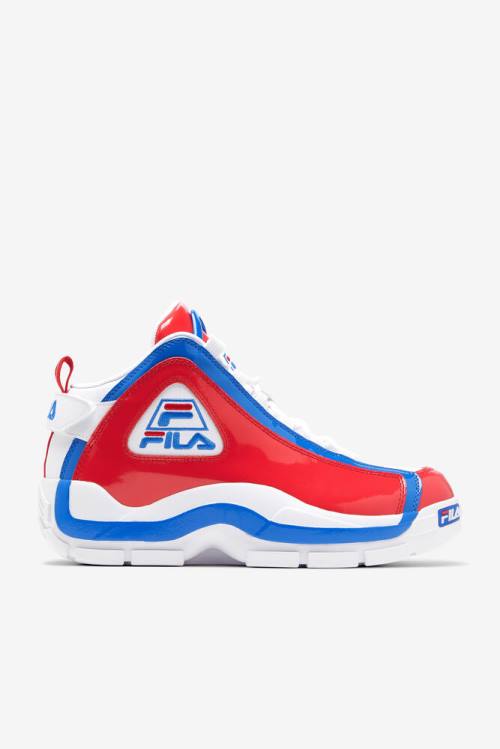 Fila Grant Hill Miesten 2 Tennarit Valkoinen Punainen Sininen | Fila951SD