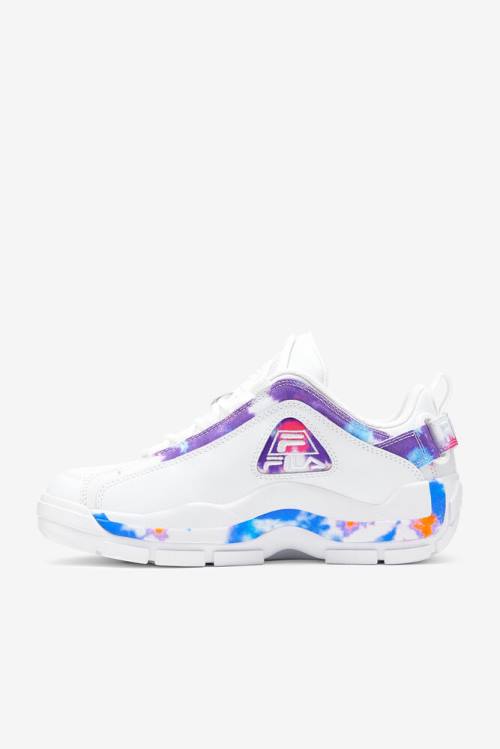 Fila Grant Hill Miesten 2 Tie Dye Low Tennarit Valkoinen | Fila472KI