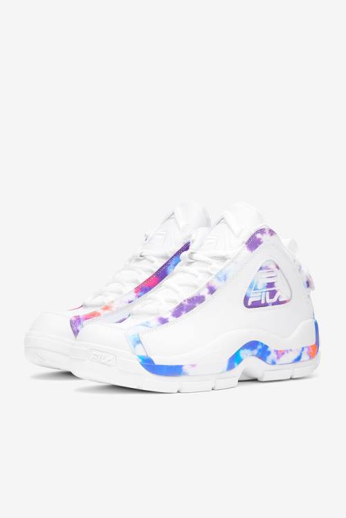 Fila Grant Hill Miesten 2 Tie Dye Tennarit Valkoinen | Fila396TL