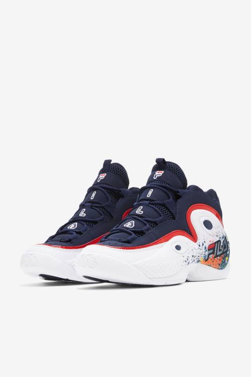 Fila Grant Hill Miesten 3 Diy Tennarit Laivastonsininen Monivärinen Valkoinen | Fila945ZT