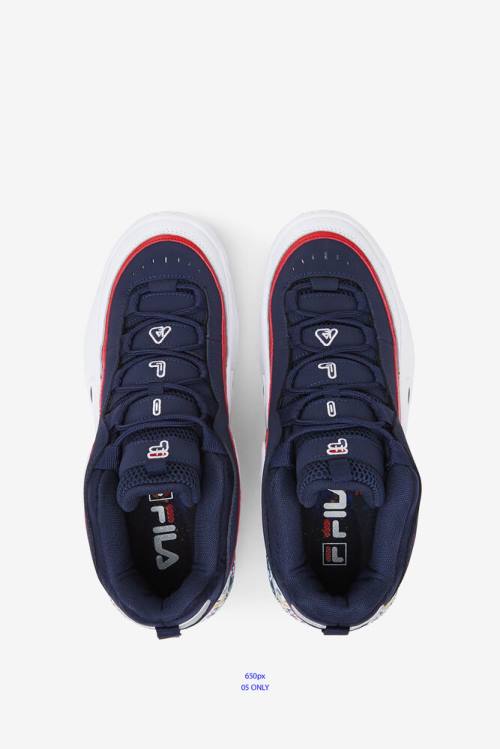 Fila Grant Hill Miesten 3 Diy Tennarit Laivastonsininen Monivärinen Valkoinen | Fila945ZT
