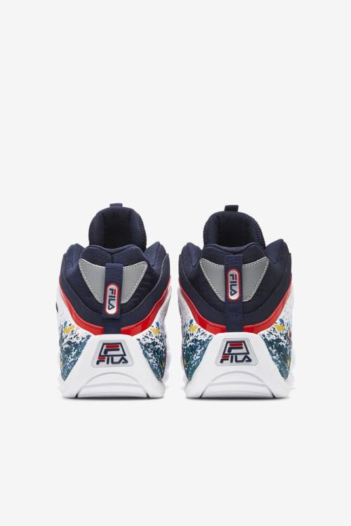 Fila Grant Hill Miesten 3 Diy Tennarit Laivastonsininen Monivärinen Valkoinen | Fila945ZT