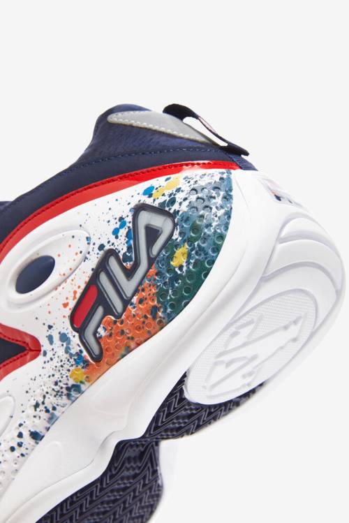 Fila Grant Hill Miesten 3 Diy Tennarit Laivastonsininen Monivärinen Valkoinen | Fila945ZT