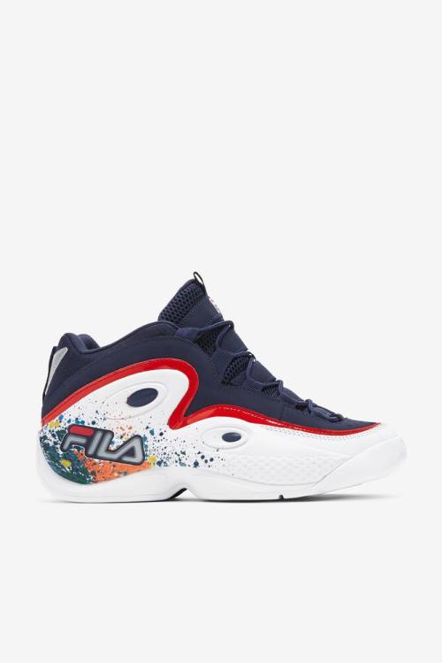Fila Grant Hill Miesten 3 Diy Tennarit Laivastonsininen Monivärinen Valkoinen | Fila945ZT
