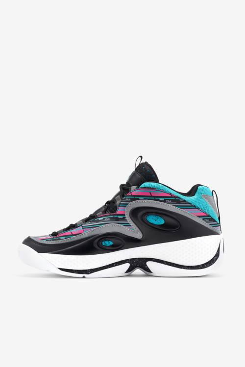 Fila Grant Hill Miesten 3 Tennarit Mustat Pinkki Valkoinen | Fila679JQ