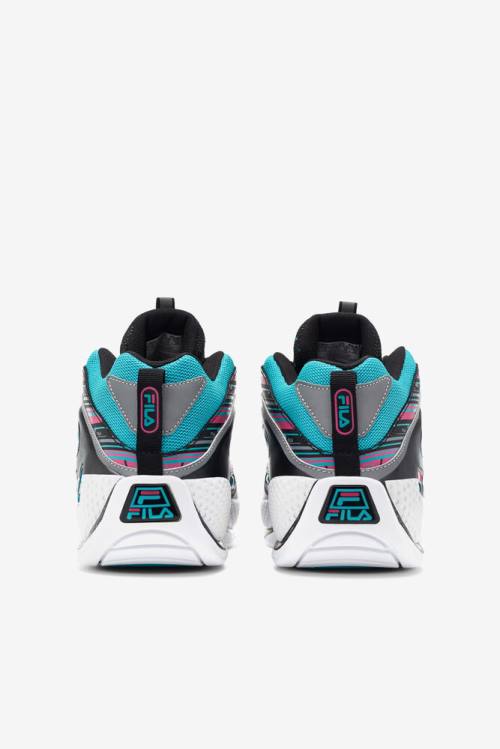 Fila Grant Hill Miesten 3 Tennarit Mustat Pinkki Valkoinen | Fila679JQ