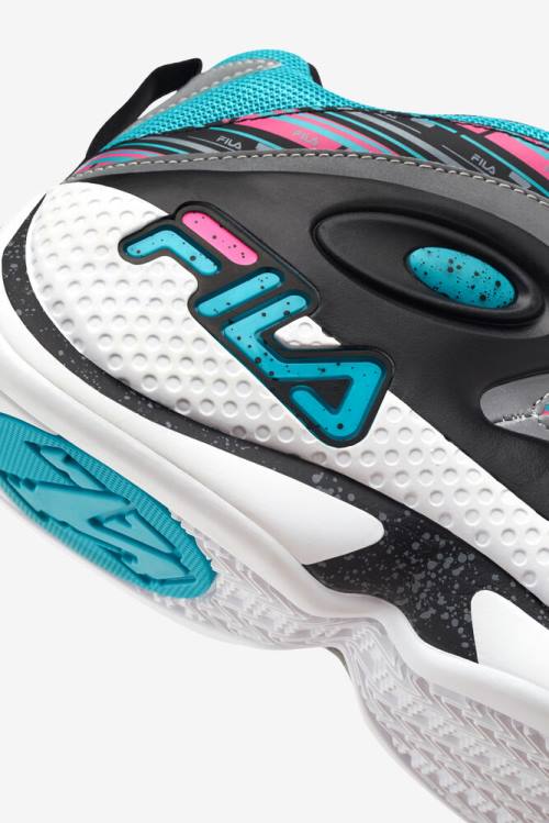 Fila Grant Hill Miesten 3 Tennarit Mustat Pinkki Valkoinen | Fila679JQ