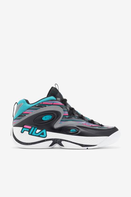 Fila Grant Hill Miesten 3 Tennarit Mustat Pinkki Valkoinen | Fila679JQ