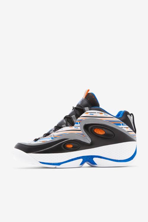 Fila Grant Hill Miesten 3 Tennarit Valkoinen Oranssi Sininen | Fila576UD