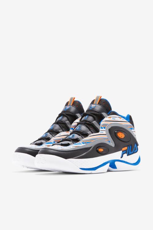 Fila Grant Hill Miesten 3 Tennarit Valkoinen Oranssi Sininen | Fila576UD