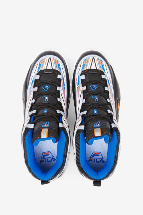 Fila Grant Hill Miesten 3 Tennarit Valkoinen Oranssi Sininen | Fila576UD