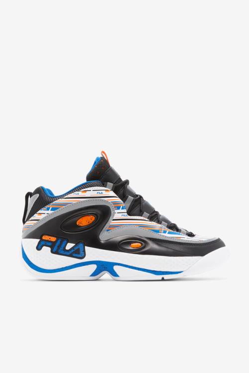 Fila Grant Hill Miesten 3 Tennarit Valkoinen Oranssi Sininen | Fila576UD