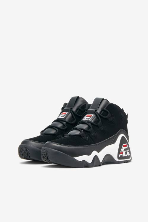 Fila Grant Hill Naisten 1 Tennarit Mustat Valkoinen Punainen | Fila683RC