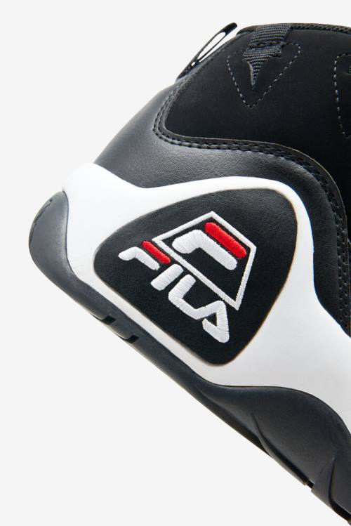 Fila Grant Hill Naisten 1 Tennarit Mustat Valkoinen Punainen | Fila683RC