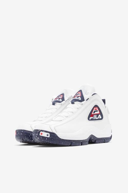 Fila Grant Hill Naisten 2 '96 Reissue Limited Edition Tennarit Valkoinen Laivastonsininen | Fila186HB
