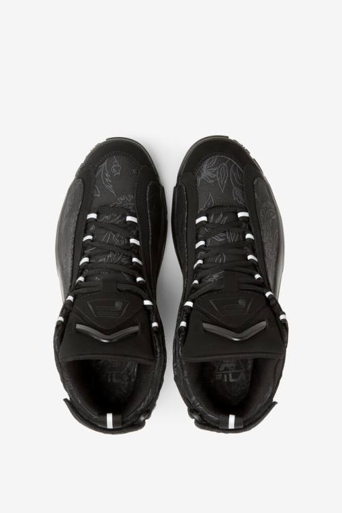 Fila Grant Hill Naisten 2 Floral Jacquard Tennarit Mustat | Fila041SG