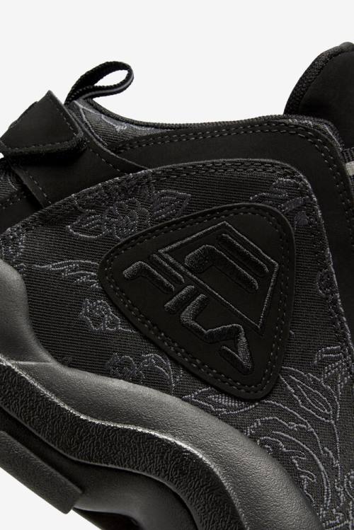 Fila Grant Hill Naisten 2 Floral Jacquard Tennarit Mustat | Fila041SG