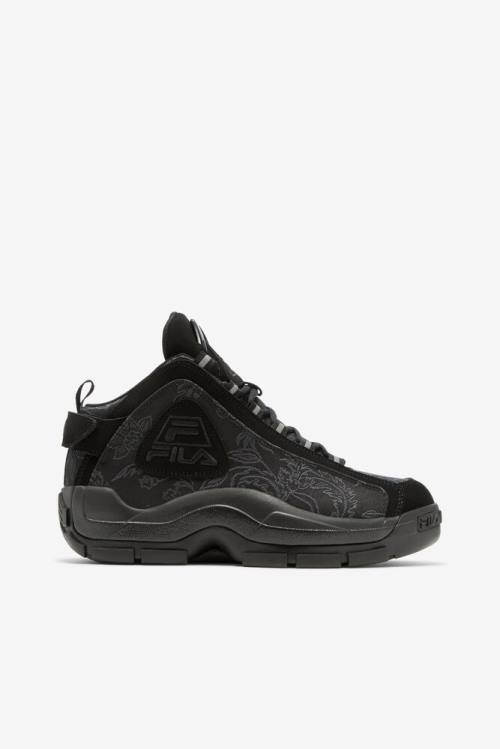 Fila Grant Hill Naisten 2 Floral Jacquard Tennarit Mustat | Fila041SG