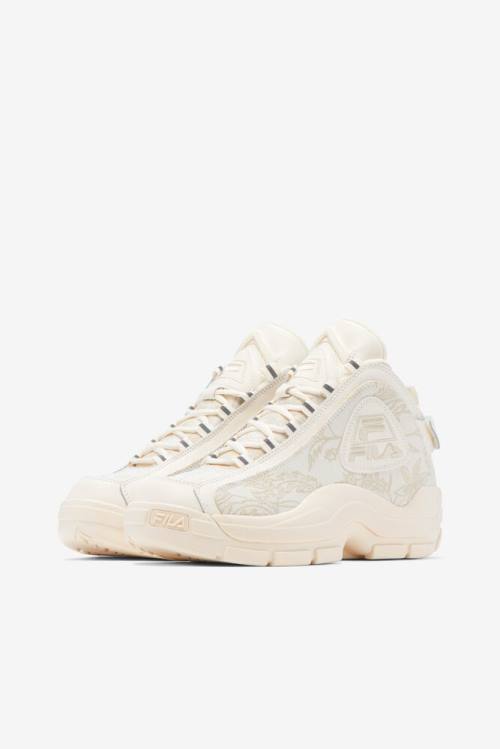 Fila Grant Hill Naisten 2 Floral Jacquard Tennarit Valkoinen | Fila510PF