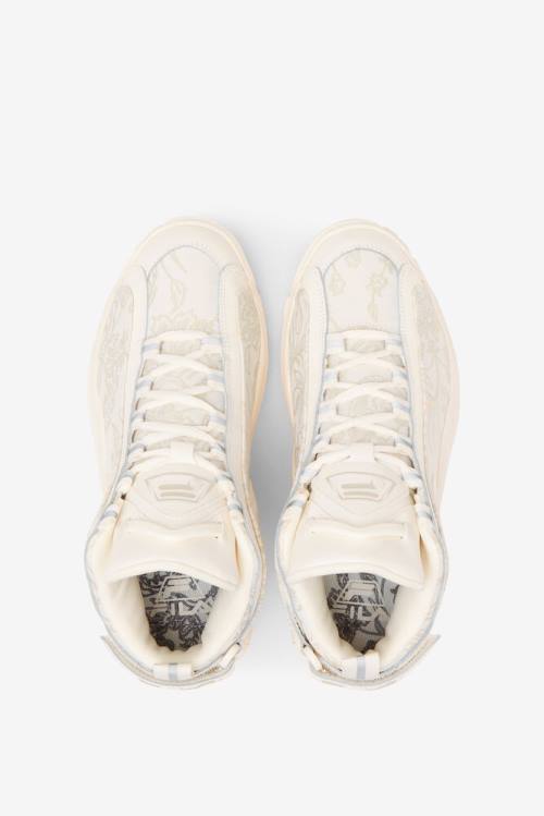Fila Grant Hill Naisten 2 Floral Jacquard Tennarit Valkoinen | Fila510PF