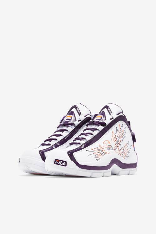 Fila Grant Hill Naisten 2 History Tennarit Valkoinen Violetit Oranssi | Fila537BD
