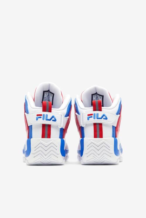 Fila Grant Hill Naisten 2 Tennarit Valkoinen Punainen Sininen | Fila789TQ