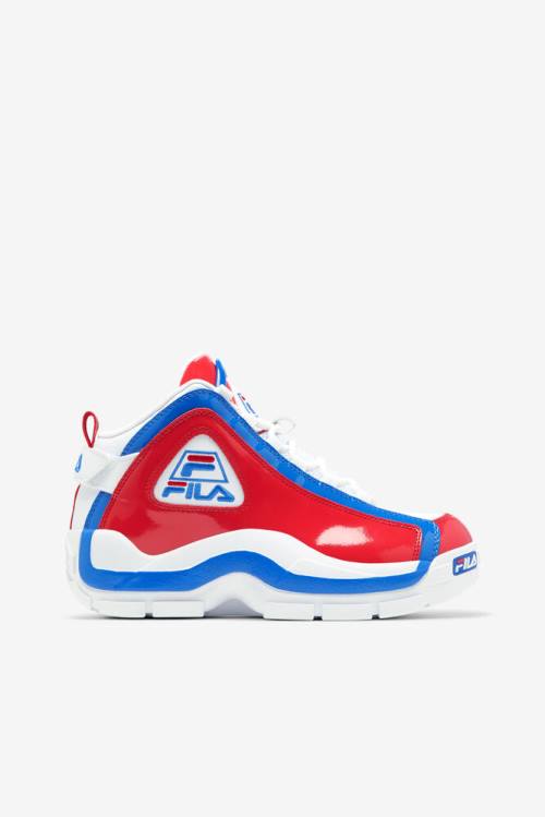 Fila Grant Hill Naisten 2 Tennarit Valkoinen Punainen Sininen | Fila789TQ