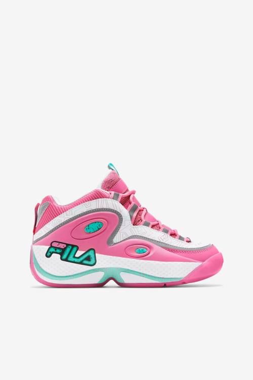 Fila Grant Hill Naisten 3 Tennarit Valkoinen Pinkki | Fila689WG