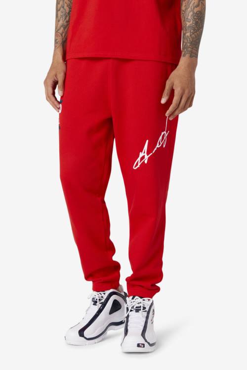 Fila Grant Hill Orson Miesten Housut Punainen | Fila798GE